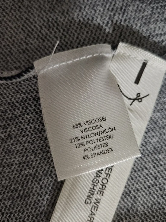 Ann Taylor Black & White Striped Button Cardigan XL - Picture 8 of 9